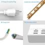 USB Charger, HITRENDS 8 Ports Charging Station 50W/10A Multi Port USB Charging Hub for Multiple Devices (5ft Cord, White)