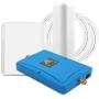 AT&T Verizon Cell Phone Signal Booster for Home/Office - Boost 4G LTE Data Dual 700MHz Band 12/17/13 Cell Phone Booster Repeater - 65dB ATT T-Mobile Mobile Signal Booster Amplifier & Powerful Antenna