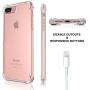 for iPhone 7 Plus Case, for iPhone 8 Plus Case, Matone Crystal Clear Shock Absorption Technology Bumper Soft TPU Cover Case for iPhone 7 Plus (2016)/iPhone 8 Plus (2017) - Clear
