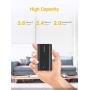 Luxtude 10000mAh Power Bank Portable Charger for iPhone, iPad, Samsung and Android, Fast Charging PD Portable Charger, 18W PD &QC 3.0 Power Delivery USB C Power Bank. (USB-C Charger & Cable Included)