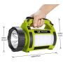 LE Rechargeable LED Camping Lantern, 1000LM, 5 Light Modes, 3600mAh Power Bank, IPX4 Waterproof, Perfect Lantern Flashlight for Hurricane Emergency, Hiking, Home and More, USB Cable Included LE Rechargeable LED Camping Lantern, 1000LM, 5 Light Modes, 3600mAh Power Bank, IPX4 Waterproof, Perfect Lantern Flashlight for Hurricane Emergency, Hiking, Home and More, USB Cable Included