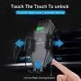Wireless Car Charger Mount Sensor Auto Clamping 10W Fast Charge Air Vent Phone Holder Compatible with iPhone 11 Pro Max/Xs/Max/XR/X/8/Plus, Samsung S10/S9/S8 & All Qi Deviceby KALULI (Black)