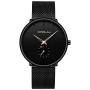 Mens Watches Ultra-Thin Minimalist Waterproof - Fashion Wrist Watch for Men Unisex Dress with Stainless Steel Mesh Band