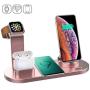 Kertxin Wireless Charger,4 in 1 Charging Station for Apple,QI Wireless Charging Stand for Apple Watch,iPhone,Airpod,Compatible with Apple Watch,iPhone 11 11 pro Xs X Max XR X 8 8+ Samsung S9