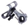 Enrilior Bicycle Aluminium Alloy Mobile Phone Holder Bracket Bike Cycling Accessory(Silver)