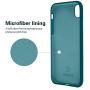 OTOFLY iPhone Xs Max Case,Ultra Slim Fit iPhone Case Liquid Silicone Gel Cover with Full Body Protection Anti-Scratch Shockproof Case Compatible with iPhone Xs Max, [Upgraded Version] (Teal)