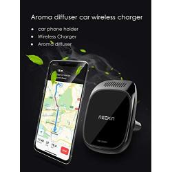 Neekin Wireless Car Charger, Magnetic Phone Holder Air Vent Mount[Car Scent Diffuser] 3 in 1 Fast Car Charger 10W Qi Car Charger for Samsung S10/S10 Plus/S10 E/S8/S7, iPhone Xs/Xs Max/Xr/X/8/8 Plus