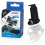 Anonyme PS4 Slim Smart Handle Clip Cell Mobile Phone Clamp Holder with OTG Cable for 4 Controller Black