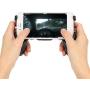 Mobile Gaming Controller, Game Phone Grip Heat Dissipation Joystick Smartphone Gamepad Handle with Cooling Fan, Support, Power Charger Finger Triggers for PUBG, Shooting Games.(Cooling Fan)