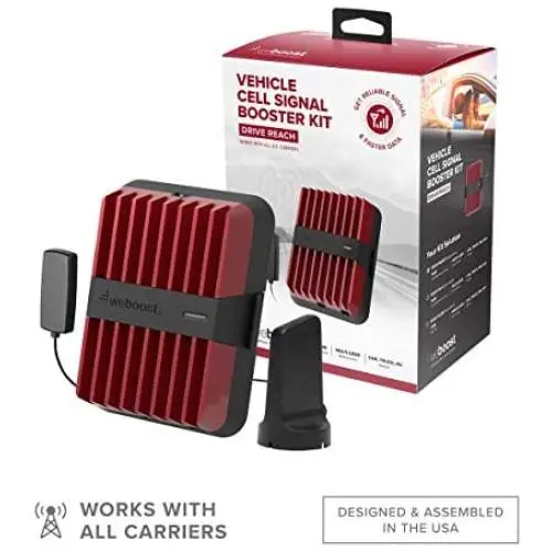 weBoost Drive Reach (470154) Vehicle Cell Phone Signal Booster | Car, Truck, Van, or SUV | U.S. Company | All U.S. Networks and Carriers | FCC Approved weBoost Drive Reach (470154) Vehicle Cell Phone Signal Booster | Car, Truck, Van, or SUV | U.S. Company | All U.S. Networks and Carriers | FCC Approved