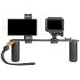 Gimbal Dual Handle, Sevenoak SK-PSC4 Dual Grip Stabilizer System for iOS iPhone X 8 7 7plus 6 LG Google Samsung Device GoPro Hero5 Hero6 Action Camera YouTube Livestrem 3D Video Micro Film