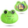GordVE Kids Camera Toys for Boys,Gifts Rechargeable Shockproof Cute Cartoon Frog Design Mini Camera for Girls Anti-Shake Children Digital Video Camera with Games DIY Video Effects Indoor Outdoor