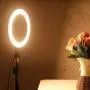 Qiilu 10 Inch Dimmable LED Ring Fill Light,USB Camera Video Lamp with Tripod Phone Clip Set Qiilu 10 Inch Dimmable LED Ring Fill Light,USB Camera Video Lamp with Tripod Phone Clip Set