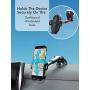 Suction Cup Phone Holder Windshield/Dashboard/Window, Universal Dashboard & Windshield Suction Cup Car Phone Mount with Strong Sticky Gel Pad,Compatible W/iPhone, Samsung &Other Smartphone