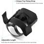 KIWI design Headband Head Strap for Oculus Quest/Oculus Rift Virtual Reality VR Headset Accessories, Comfortable PU Leather & Reduce Head Pressure (Black)