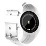 ZEERKEER Fitness Tracker Wristband, Activity Tracker with Heart Rate/Blood Pressure/Blood Oxygen Monitoring, Color Screen Display Waterproof IP67 Smart Watch(White)