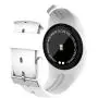 ZEERKEER Fitness Tracker Wristband, Activity Tracker with Heart Rate/Blood Pressure/Blood Oxygen Monitoring, Color Screen Display Waterproof IP67 Smart Watch(White)