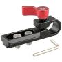 CAMVATE 15mm Single Rod Clamp with NATO Rail(Red)