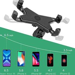 RMPH-Mobile Phone Holder Bike Phone Mount with Clamp Arms Anti Shake and Stable 360° Rotation Bike Accessories Bike Phone Holder for Any Smartphones