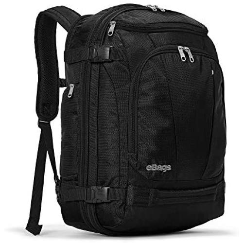 eBags Mother Lode Jr Travel Backpack (Solid Black)