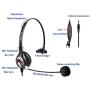 Arama Cell Phone Headset w/Lightweight Secure-Fit Headband, Pro Noise Canceling Mic and in-line Controls 3.5mm Headset for iPhone, Samsung, LG, HTC, BlackBerry Mobile Phone and iPad Tablets (A600MP)