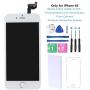 for iPhone 6s Screen Replacement White with Home Button+Front Camera+Earpiece+Speaker, Diykitpl 3D Touch Digitizer Replacement Screen for iPhone 6s Model A1633/A1688/A1700 Full Assembly Repair Tool