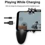 YOBWIN Mobile Game Controller with 4 Triggers for PUBG/Call of Duty Mobile/Fotnite Rules of Survival, Portable 6 Fingers Operation Joystick Remote Mobile Controller for 4.7-6.5" iOS Android Phone