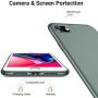 TORRAS Slim Fit iPhone SE 2020 Case/iPhone 7 Case/iPhone 8 Case, Full Protective Anti-Scratch Phone Case Compatible with iPhone SE Case (2nd)/iPhone 7/8, Midnight Green