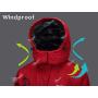 Wantdo Womens Mountain Waterproof Ski Jacket Windproof Rain Jacket Winter Warm Snow Coat