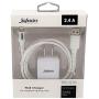 Apple Certified iPhone & iPad Charger - Ultra Durable 6ft Lightning to USB Cable and 12W USB Power Adapter Wall Plug for iPhone 11 XS Max XR X 8 Plus 7 6S 6 SE 5S 5C 5 iPad Mini Air Pro iPod (White)