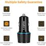 USB C Fast Car Charger Adapter,PD&QC3.0 36W Fast Charging,Compatible with Samsung Galaxy S20/S20 Plus/S20 Ultra/S10+/10e/S9,Note 10/10 Plus/9,Google Pixel 4xl/3a/3, with 3.3ft USB-C Cable