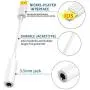 [Apple MFi Certified] iPhone 3.5 mm Headphone Jack Adapter, Lightning to 3.5mm Headphone Aux Audio Dongle Splitter Jack Adaptor Compatible for iPhone 11/11 Pro/XR/XS Max/X/8/7 Support All iOS System
