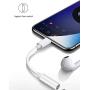 [Apple MFi Certified] iPhone 3.5 mm Headphone Jack Adapter, Lightning to 3.5mm Headphone Aux Audio Dongle Splitter Jack Adaptor Compatible for iPhone 11/11 Pro/XR/XS Max/X/8/7 Support All iOS System