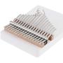 OriGlam 17 Keys Thumb Piano Finger Piano Hand Piano, Wood Finger Piano with Tuning Hammer & Protect Bag, Easy to Learn for Kids Adult Beginners