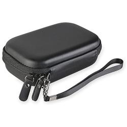 Canboc Hard Carrying Case for Canon Ivy Mobile Mini CLIQ CLIQ+ Instant Camera Printer Wireless Bluetooth Portable Smartphone Photo Printer, Mesh Pocket fit Zink Photo Paper and USB Cable, Black