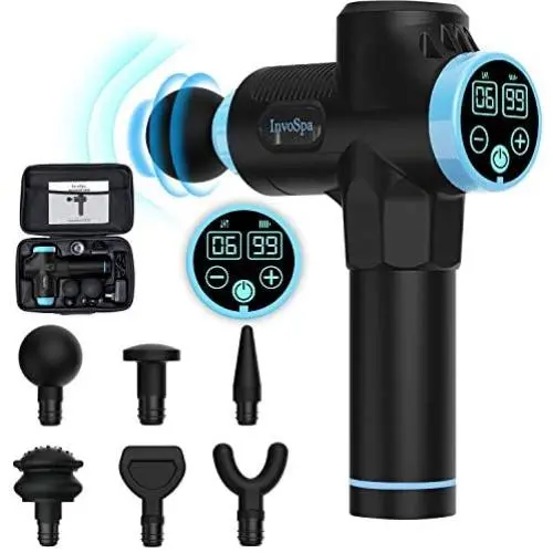 Percussion Massage Gun for Athletes - Percussive Handheld Deep Tissue Back Massager for Sore Muscle Pain Relief & Recovery - Portable Electric Body Massager Sports Drill Percussion Massage Gun for Athletes - Percussive Handheld Deep Tissue Back Massager for Sore Muscle Pain Relief & Recovery - Portable Electric Body Massager Sports Drill