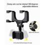 Kokuji Car Rearview Mirror Mobile Phone Stands Navigation Bracket Adjustable Telescopic Mobile Phone Holder snap-on Mobile Phone Holder Multi-Function Model Universal