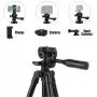Hitch Phone Tripod,Gopro Tripod 42 Inch 106cm Aluminum Lightweight Smartphone Tripod for iPhone/Samsung/Huawei Cellphone, Camera and Gopro with Bluetooth Remote Control, Carrying Bag and Gopro Mount