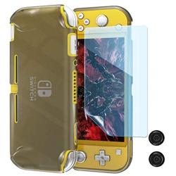 Cover Case for Nintendo Switch Lite, OIVO 3 in 1 Clear TPU Cover Case, with TPE Screen Protector