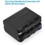 Powerextra 2 Pack Replacement Sony NP-F970 Battery Compatible with Sony DCR-VX2100, DSR-PD150, DSR-PD170, FDR-AX1, HDR-AX2000, HDR-FX1, HDR-FX7, HDR-FX1000, HVL-LBPB, HVR-HD1000U, HVR-V1U, HVR-Z1P