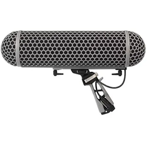 Rode Blimp Windshield and Rycote Shock Mount Suspension System for Shotgun Microphones Rode Blimp Windshield and Rycote Shock Mount Suspension System for Shotgun Microphones