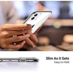 TORRAS Crystal Clear iPhone 11 Case, [10X Anti-Yellowing] Thin Slim [Anti-Scratch] Shockproof Soft TPU Rubber Cover Case for iPhone 11 6.1 inch, Crystal Clear