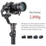 Feiyu AK2000 3 Axis Gimbal Stabilizer for Sony a9 a7 ii a6500 Series Canon 5D Panasonic GH5 GH4 Nikon D850 Mirrorless and DSLR Digital Camera, Smart Touch Panel WiFi Bluetooth Connection 2.8kg Payload