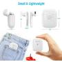Canmixs True Wireless Earbuds,Gym Bluetooth Earphones for Running T12 TWS Wireless Earbuds Micro Earpiece with Charging Case Cordless in-Ear Stereo Headphones for iPhone Android