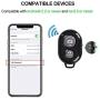 Phone Tripod LINKCOOL 360 Degree Rotation Flexible Octopus Travel Tripod for iPhone/Smartphone/Ipad/DSLR/Sports Action Camera with Bluetooth Wireless Remote Shutter - Black