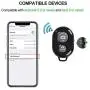 Phone Tripod LINKCOOL 360 Degree Rotation Flexible Octopus Travel Tripod for iPhone/Smartphone/Ipad/DSLR/Sports Action Camera with Bluetooth Wireless Remote Shutter - Black
