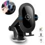 wejie Wireless Car Charger, 10W 7.5W Qi Fast Charging Auto-Clamping Car Mount, Windshield Dashboard Air Vent Phone Holder Compatible iPhone 11/11 Pro/Xs MAX/XS/XR/X/8/8+, Samsung Galaxy S9/S9+/S8/S8+