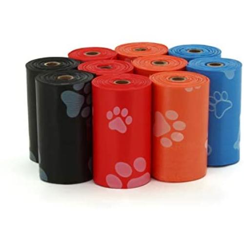 Best Pet Supplies Dog Poop Bags, Rip-Resistant and Doggie Waste Bag Refills with d2w Controlled-Life Plastic Technology