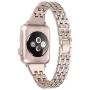 Aottom Compatible for Apple Watch Band 38mm 40mm Women Diamond Rhinestone Crystal Metal Luxury Jewelry Bling Glitter Sport Replacement Band Bracelet Wristband for 38mm 40mm iWatch Band Series 4/3/2/1