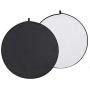 Neewer 43 Inch/110 Centimeter Light Reflector 5-in-1 Collapsible Multi-Disc with Bag - Translucent, Silver, Gold, White and Black for Studio Photography Lighting and Outdoor Lighting